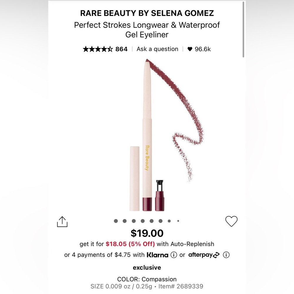 Rare Beauty by Selena Gomez Eyeliner